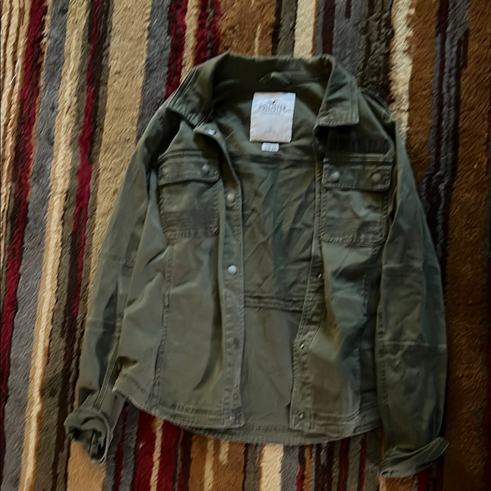 Hollister Olive Utility Jacket